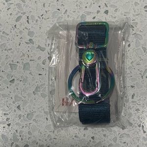 Harvey’s Seatbelt Bags Click n Go Keychain Jade with Oil Slick hardware